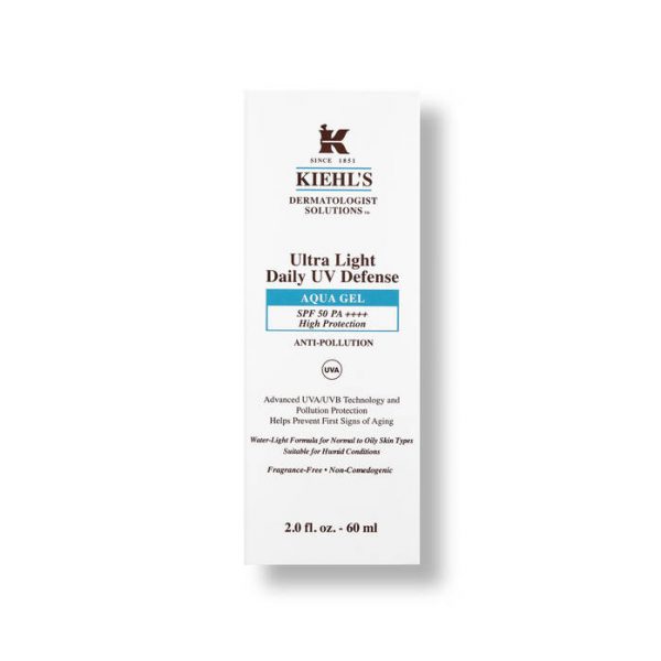 kiehls sunscreen ultra light daily uv defense aqua gel spf50 60ml 000 3605971933455 box v2