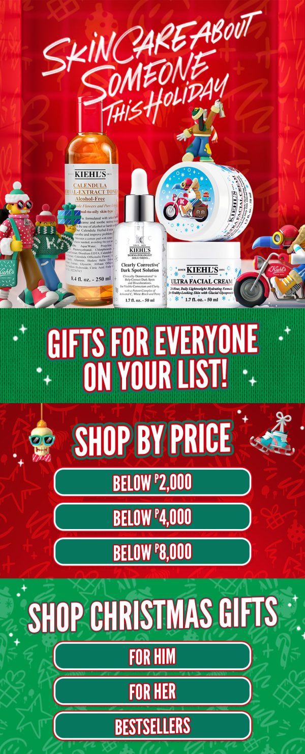 Kiehl’s Holiday Gift Shop 2022